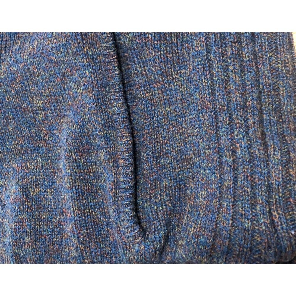 Pendleton Vest Mens M Shetland Wool Full Zip Fleece Lined Pockets Blue - Picture 5 of 13